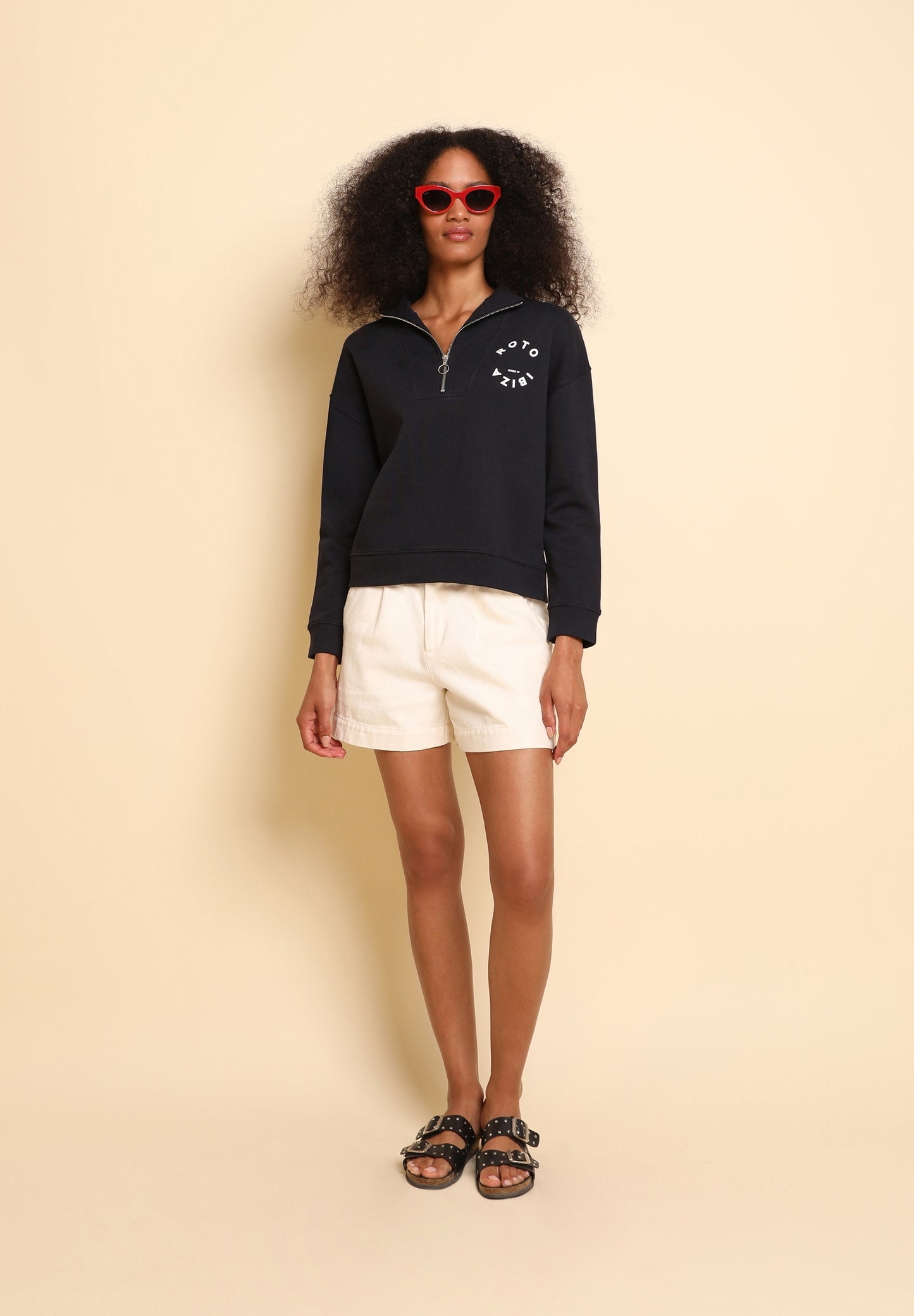 SUDADERA CREMALLERA ROTO