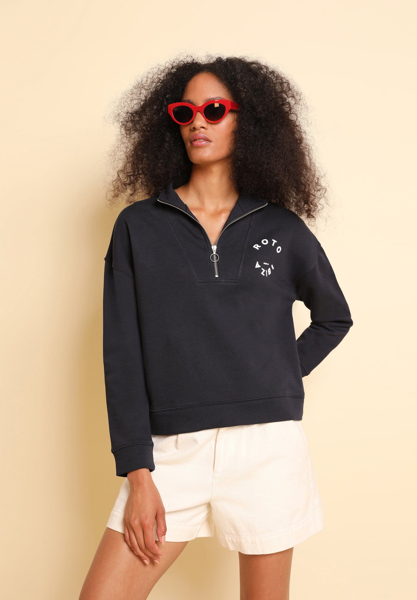 SUDADERA CREMALLERA ROTO